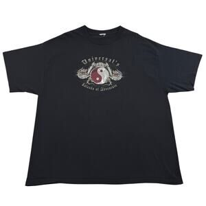 Vintage Universal Islands Of Adventure Dueling Dragons Roller Coaster Shirt 2XL